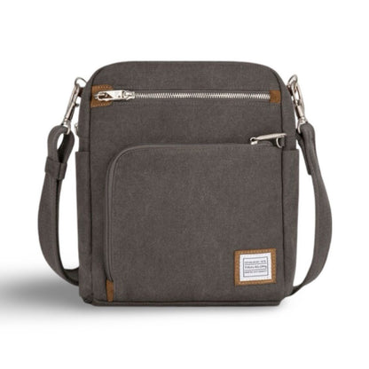 TRAVELON Anti-Theft Heritage Tour Bag- Pewter