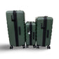Antler Icon Stripe Expandable 3 Piece Luggage Set - Green