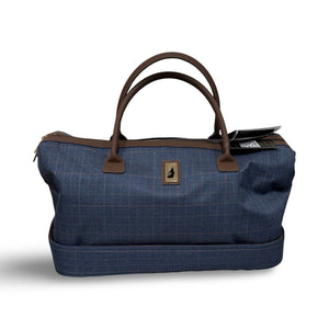 London Fog Brentwood IV 20" Drop Bottom Duffel - Blue (Missing shoulder strap)