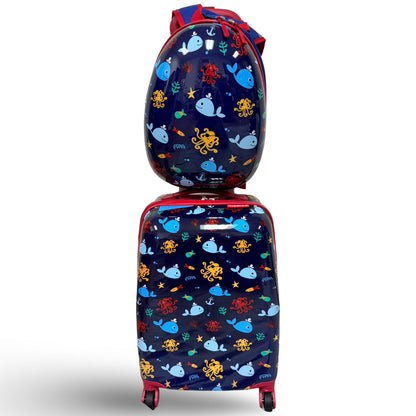 Travelers Club Kids Luggage Set, 2 Piece - Whale