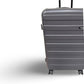 TRAVELERS CLUB Austin 4 Piece Hardside Luggage Set - Forged Iron