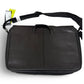 Kenneth Cole Reaction Colombian Leather Crossbody 15.6" Laptop Bag - Black