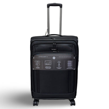 Samsonite X-Tralight 4 Medium Check-in Expandable Spinner - Black