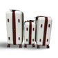 Badgley Mischka Mia Expandable Retro Luggage Set, 3 Piece - Champagne