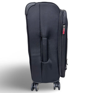 Delsey Paris Helium DLX 22" Spinner Carry On Suitcase – Black