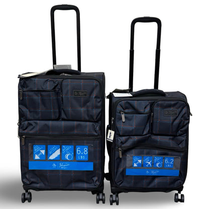Original Penguin Norton 2-Pc. Softside Spinner Luggage Set - Navy Pld
