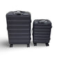 TRAVELERS CLUB Austin 4 Piece Hardside Luggage Set - Forged Iron