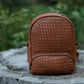Mini Woven Backpack