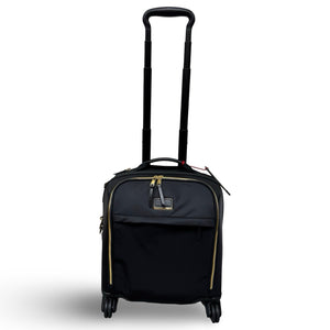 Tumi Voyageur Leger Compact 4 Wheel Carry On - Black/Gold