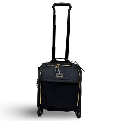 Tumi Voyageur Leger Compact 4 Wheel Carry On - Black/Gold