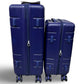 Saint Martin 4 Piece Hardside Luggage Set 4in1 CUP/USB/USB-C/PHONE HOLDER