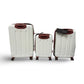 Badgley Mischka Mia Expandable Retro Luggage Set, 3 Piece - Champagne