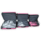 Travelers Club Chicago 5-Piece Hardside Luggage Set - Pink