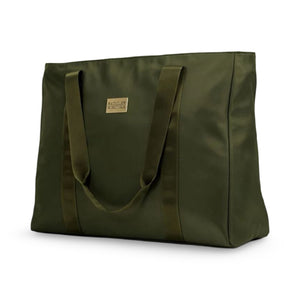 BADGLEY MISCHKA Nylon Travel Tote Weekender Bag - Olive Green