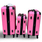 Travelers Club Chicago 5-Piece Hardside Luggage Set - Pink