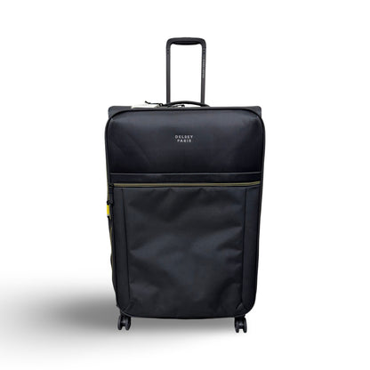 Delsey Paris Brochant 3 28" Expandable Spinner Suitcase - Deep Black