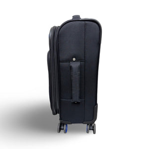 NAUTICA 21" Softside Carry-On Spinner - Black/Blue