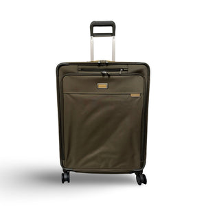 Briggs & Riley Baseline Large Expandable Spinner Suitcase - Olive