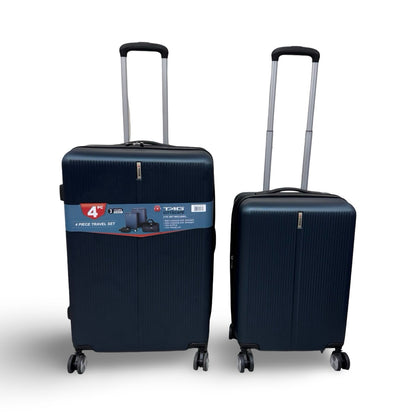 TAG Cityscape 4 Piece Hardside Luggage Set - Sea Blue