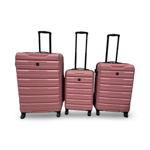 TAG Gateway 3 Piece Hardside Luggage Set - Pink (USED)