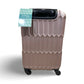 AMKA Honeycomb 22" Carry-On Expandable Spinner Suitcase- Rose Gold