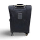 London Fog Yorkshire Expandable Softside Spinner Luggage - Black (Preowned)