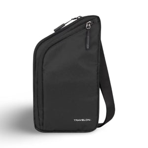 TRAVELON Slim Crossbody Bag - Black