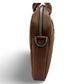 Samsonite Classic Leather Slim Brief - Cognac