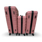 TAG Gateway 3 Piece Hardside Luggage Set - Pink (USED)