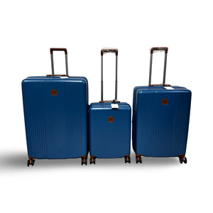 Bric's Ferrara 3 Piece Spinner Suitcase Set - Denim