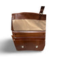 McKlein Double Compartment Leather Laptop Case USA Siamod - Brown