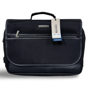 KENNETH COLE REACTION Back In A Flap RFID Protected Laptop Bag, Black