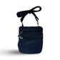 TRAVELON Anti-Theft Classic Slim Double Zip Crossbody- Midnight