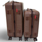 Kensie Hillsboro Expandable Hardside Collection Set, 4 Piece - Cappuccino