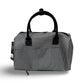 London Fog Cambridge 16" Classic Satchel - Black White Houndstooth