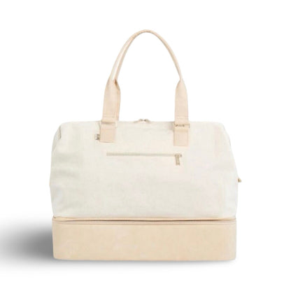 The Convertible Weekender in Beige - Preowned (Missing shoulder strap)