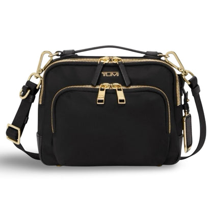 Tumi Voyageur Teghan Crossbody - Black/Gold