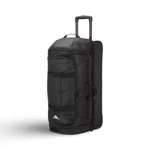 High Sierra Medium Boxed Wheeled Duffel - Black