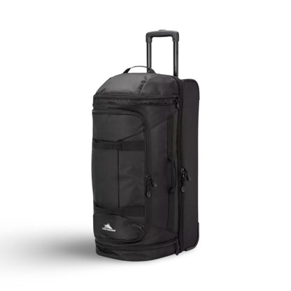 High Sierra Medium Boxed Wheeled Duffel - Black