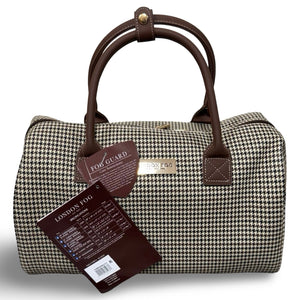 London Fog Cambridge 16" Duffle - Olive Houndstooth