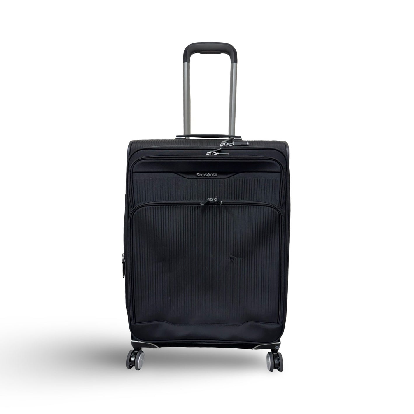 Samsonite Silhouette 18 Expandable Medium Softside Spinner - Black (Preowned)
