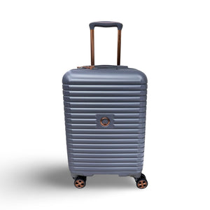 Delsey Paris Carry On Expandable Spinner Suitcase - Platinum (PREOWNED)