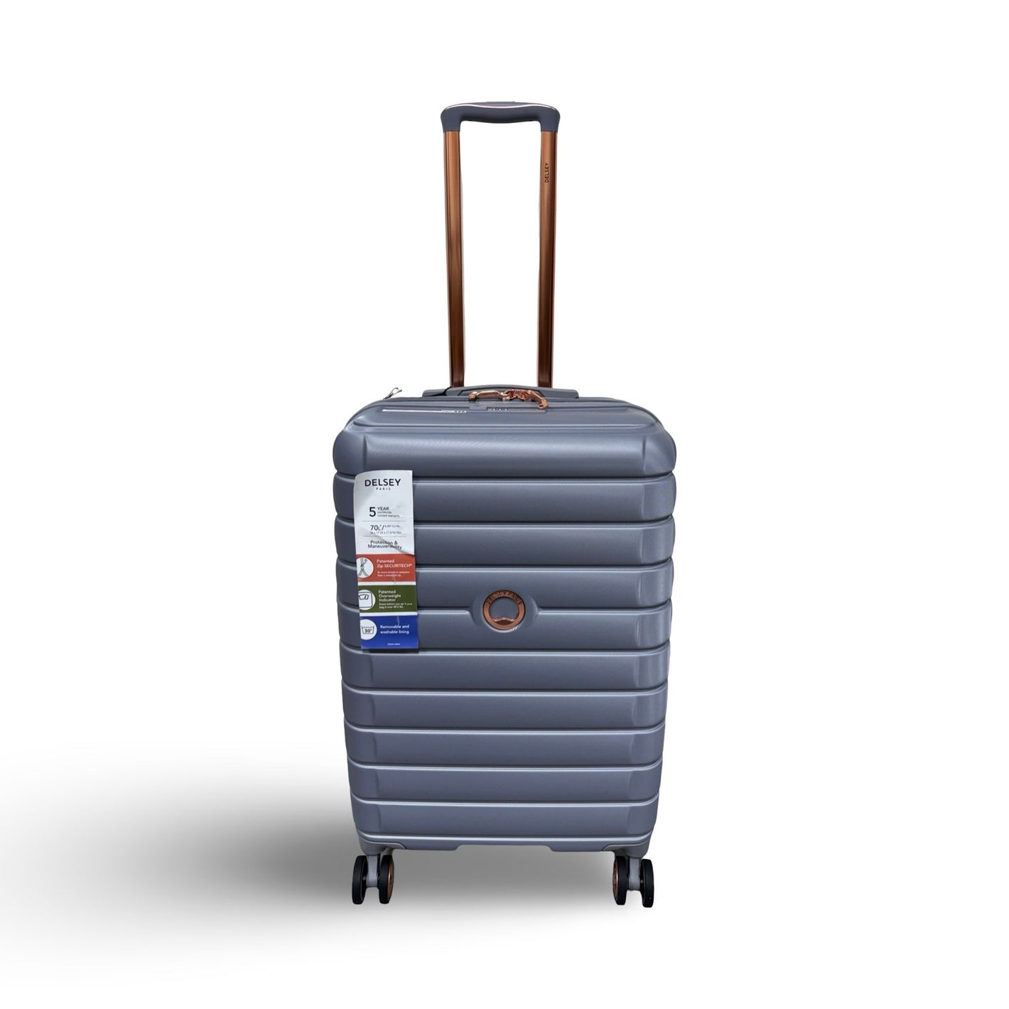 Delsey Paris CRUISE 3.0 Medium Expandable Spinner -  Platinum