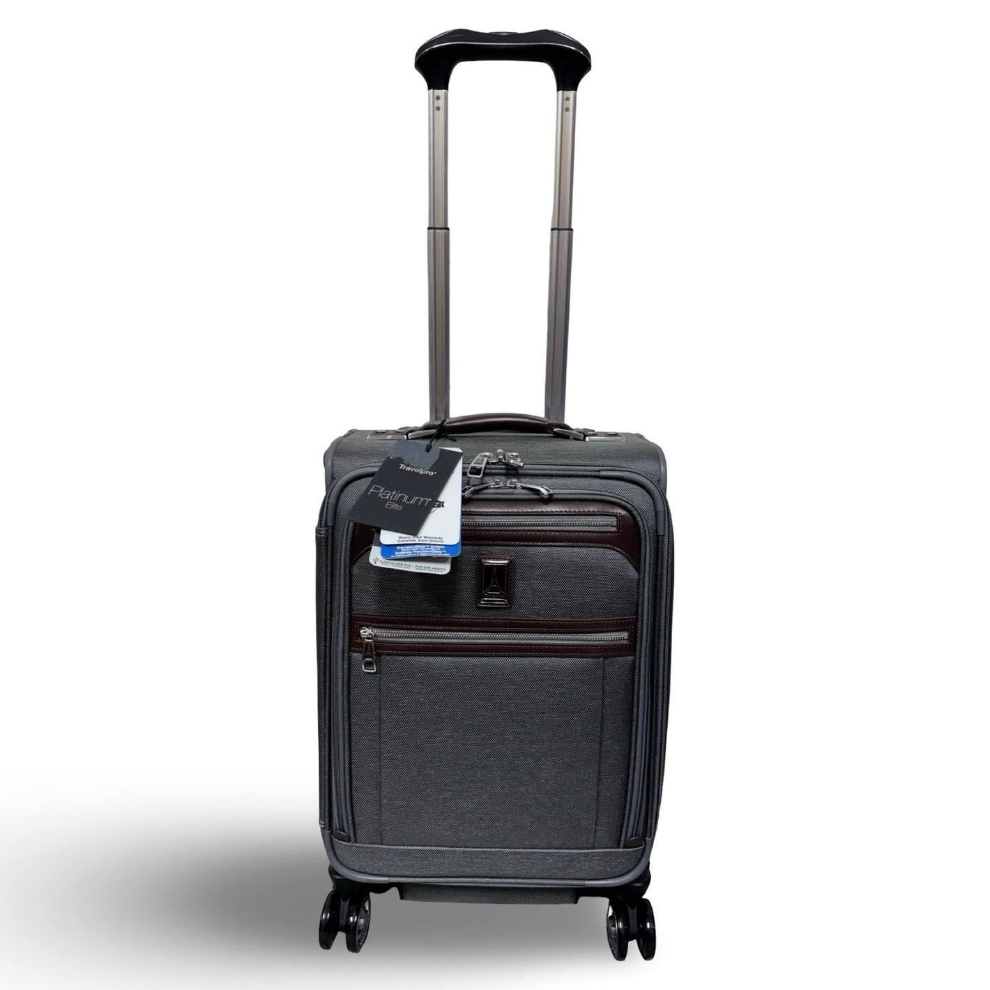 Travelpro Platinum Elite Business Plus 20" Carry-on Spinner - Vintage Grey