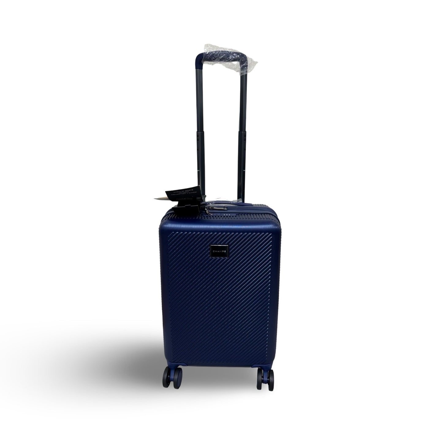 CHAMPS 20" Iconic II Collection Hardside Carry-On Luggage - Navy