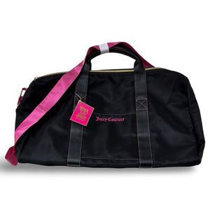 Juicy Couture Black Pink Weekender Duffle Bag Viva La Juicy