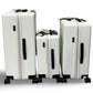 CHAMPS 3-Piece Vintage Muse Collection Hardside Luggage Set - Ivory Black