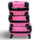 Travelers Club Chicago 5-Piece Hardside Luggage Set - Pink