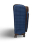 London Fog Brentwood III 25" Expandable Spinner Softside  - Navy, Bronze