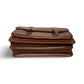 McKlein Double Compartment Leather Laptop Case USA Siamod - Brown